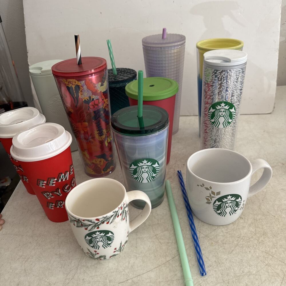 Starbucks Cup Lot Of 12 Tumbler 16OZ & 24oz